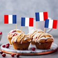 thumbnail image 4 of 100 Palillos Bandera de , Palillo de Cóctel Banderas Mini Bandera Cupcake Toppers Palillo para Comida de Fiesta Pastel Platos de Fruta Fiesta Pub Decoración, 4 of 5