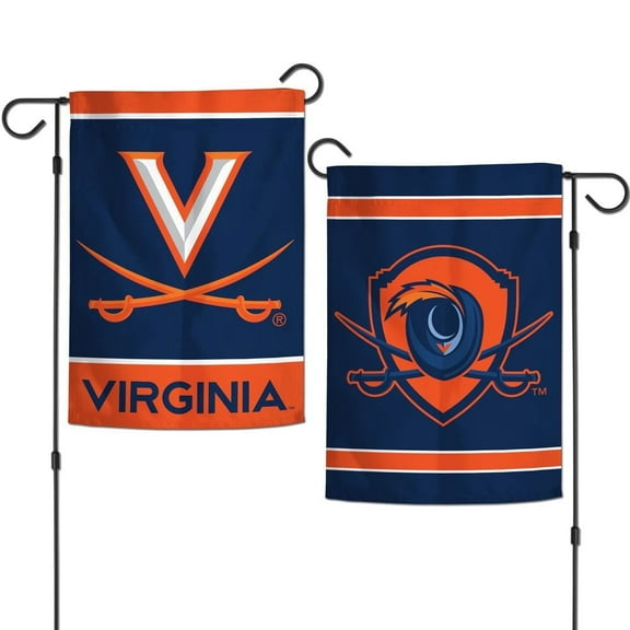 Virginia 12.5” x 18" Double Sided Yard and Garden College Banner Flag Is Printed in the USA