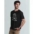 thumbnail image 2 of Bohoh All Seeing Eye B&W T-Shirt Men -Image by Shutterstock, Male Small, 2 of 4