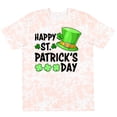 thumbnail image 3 of Inktastic Happy St. Patrick's Day Green Hat and Clovers T-Shirt, 3 of 5