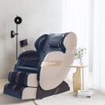 thumbnail image 3 of Real Relax S Track Massage Chair, Full Body Zero Gravity Shiatsu Recliner with Smart Voice Controller, Blue, 3 of 11