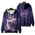 thumbnail image 4 of Men Hoodie Hot Game Genshin Impact Beelzebul 3D Print Zip Up Women Sweatshirt Raiden Shogun Baal Cosplay Zipper Hooded Jacket, 4 of 5