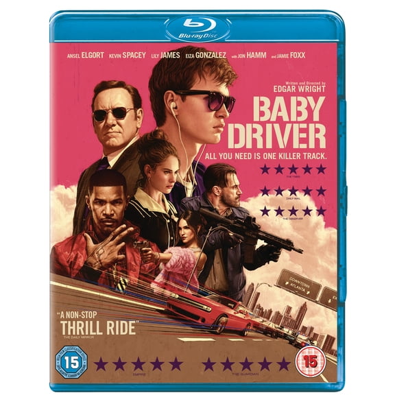 Baby Driver (Blu-ray) Jeff Chase Sky Ferreira Wilbur Fitzgerald R. Marcus Taylor Eiza González