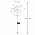 thumbnail image 3 of THOPBPRK 200 LED Solar Firework Lights Red White Blue Starburst String Lights for Outdoor Garden Patio Yard Decor Easter Decorations Halloween Outdoor Yard Decorations, 1Pack B, 3 of 5
