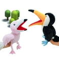 thumbnail image 4 of BAELLERT Plush Parrot Hand Puppet with Moving Mouth Interactive Zoo Animal Toy for Kids Adults Soft Stuffed Bird Puppet for Role Play Storytelling Christmas Birthday Gift, 4 of 8