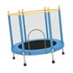thumbnail image 5 of Trampolín para niños con recinto silencioso, red para saltar, para entrenamiento en interiores y exteriores en casa azul, 5 of 8