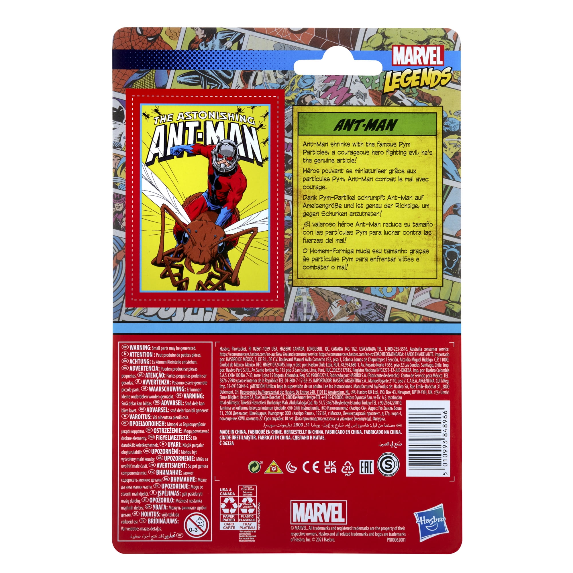 Marvel: Legends Series The Astonishing Ant Man Kids Toy Action Figure for Boys and Girls (9”)