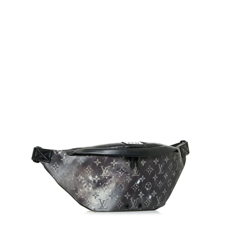 Pre Owned Unisex Authenticated Louis Vuitton Monogram Galaxy Discovery Bum Bag Canvas Black Belt Bag Walmart