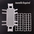 thumbnail image 4 of 4Pcs Plastic Test Tube Rack 24 Holes Lab Test Tube Rack Holder for 25mm Test Tubes, Detachable, White, 4 of 4