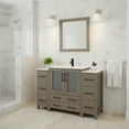 thumbnail image 3 of Vanity Art 54" Single Sink Freestanding Bathroom Vanity Set with Ceramic Top and Mirror, 3 of 7