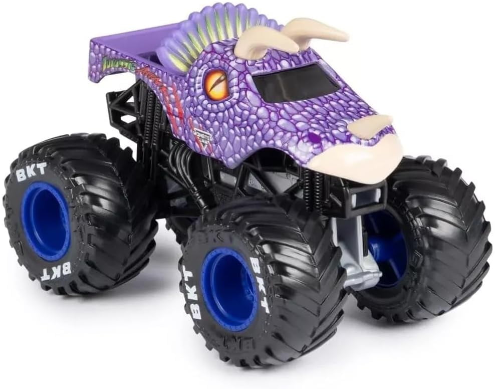 Monster jam Velociraptor & Jurassic Attack 1:64 Diecast Truck Bundle