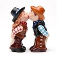 thumbnail image 2 of Cowboy and CowgirlMagnetic Ceremic Salt and Pepper Shakers, 2 of 2