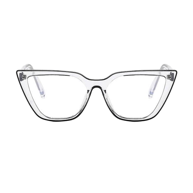 Gafas de computadora Marco grande Decoración de juegos Gafas de bloqueo de luz azul para unisex Gris Yuyangstore anteojos de computadora