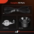 thumbnail image 2 of A-Premium Engine Serpentine Belt Drive Kit with Tensioner & Idler Pulley Compatible with Ford Expedition 1997-2001 & Lincoln Navigator 1998-2001, V8 4.6L 5.4L, 2 of 6