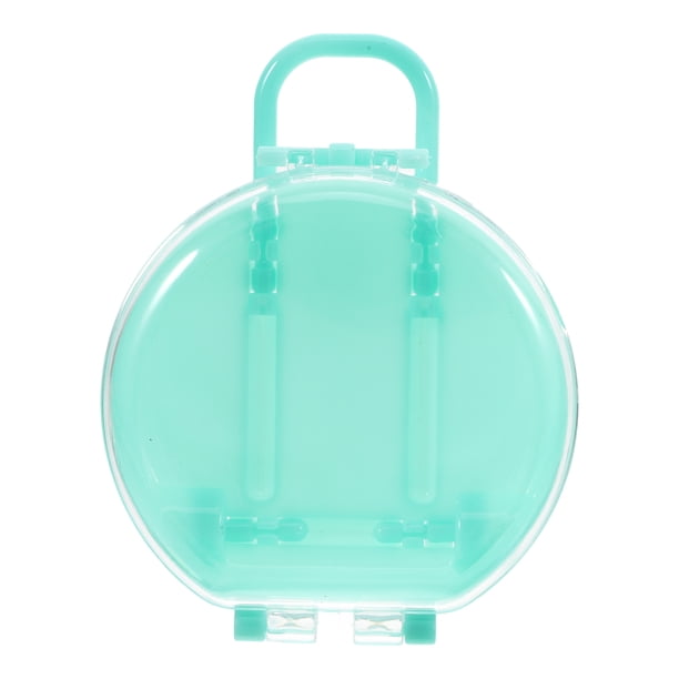 12 mini maletas transparentes para guardar joyas, contenedor de plástico con tapas para recuerdos de boda, caja organizadora pequeña y transparente