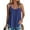 Navy Blue, variant on UVN Spaghetti Strap Tank Tops for Women Summer Sleeveless Tops Eyelet Embroidery Flowy Shirts Scoop Neck Loose Cami