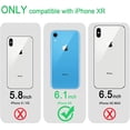 thumbnail image 2 of Compatible with iPhone XR Case Clear Soft Transparent Shockproof Protective Slim Thin Bumper Phone Cover for iPhone XR, Clear Black, 2 of 7