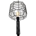 thumbnail image 4 of Pemberly Row 61" Tall Metal Cast Iron Textured Cage Floor Lamp-Matte Black, 4 of 5