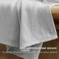 thumbnail image 3 of Manta Bedsure, 100% algodón, tamaño king, 275 x 230 cm, color gris, 3 of 6