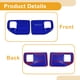 thumbnail image 4 of Cubierta de Tazón de Mango de Puerta Interior para Jeep Wrangler JK 2DR 2011-2017 Marco de Decoración de Mango de Puerta Interior Azul ABS 2 Pcs, 4 of 6