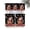 FireBrick Black, variant on Black Christmas Kitchen Curtains Sets 24 Inch Length Tier Curtain, Ice Cream Snowflakes Pine Needles Check Rod Pocket Window Treatments, Window Valance Curtains for Bathroom/Bedroom/Cafe 3 Panels