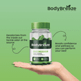 thumbnail image 5 of BodyBreeze Internal Deodorant Supplement – Full Body Deodorizer for Gut Health, Skin Health, Detox & Digestion Support – Natural Odor Control Chlorophyll Pills for Head-to-Toe Freshness | 30 Capsules, 5 of 8