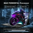 thumbnail image 2 of Tablet,10 inch HD Tablet Bundle, 128GB, Android 14, 5G, Wi-Fi, 2 of 8