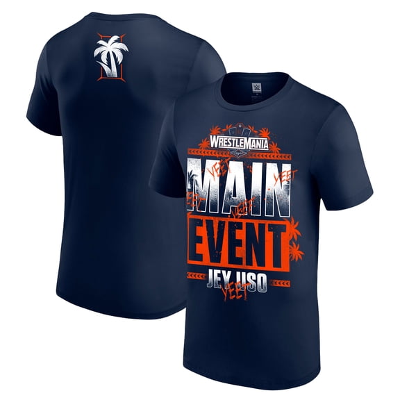 Men's Navy Jey Uso Men's Royal Rumble 2025 Winner T-Shirt