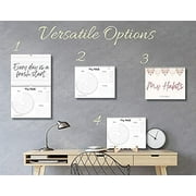 FeroniArt Habit Tracker Inserts 8 x 10 Planners & Appointment Book, 30 Pages, 30 Count Pack
