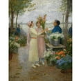 thumbnail image 2 of Victor Gabriel Gilbert 20x24 Gold Ornate Framed and Double Matted Museum Art Print Titled - Glaieuls, 2 of 4
