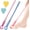 2pcs-a, variant on Easy-Reach Deep Cleaning Foot Brush, Soft Silicone Toe Cleaning Brush Long Handle, 15.7" 3-in-1 Foot Scrubber for Wet or Dry Brushing, Exfoliating Foot Scrubber for Seniors, Men, Women (4PCS)