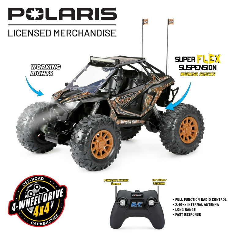 New Bright (1:5) Polaris RZR XP Pro 12.8V Battery Remote Control