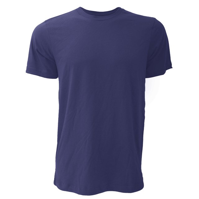 Canvas Jersey Crew Neck T-Shirt / Mens Short Sleeve T-Shirt