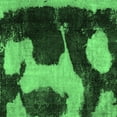 thumbnail image 1 of Ahgly Company Indoor Square Abstract Emerald Green Modern Area Rugs, 5' Square, 1 of 4
