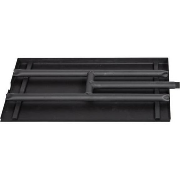 Dagan GP-18 Gas Ember Pan - H-Burner, Black