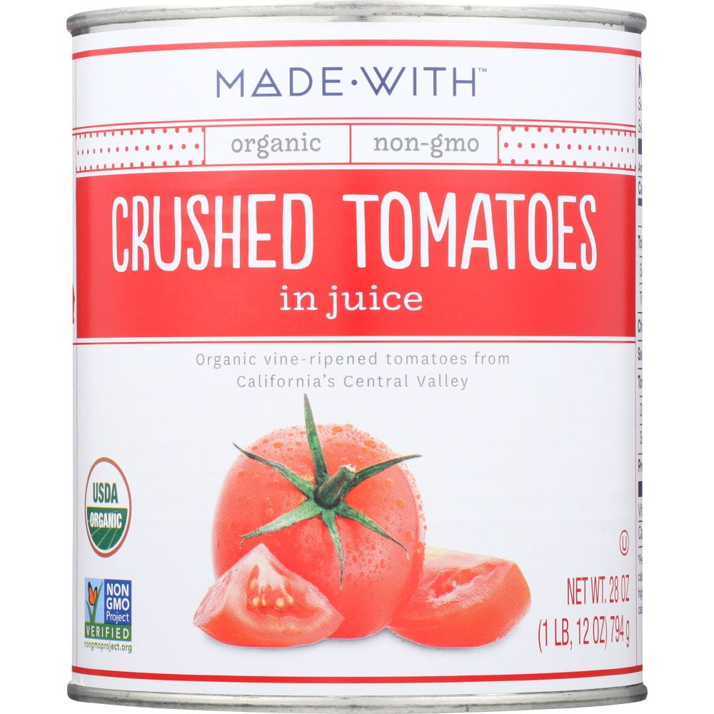 Made With Crushed Tomatoes, 28 Oz (Pack Of 12)