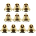 thumbnail image 1 of 10 unids/set campana colgante mano de obra exquisita timbre claro Metal Navidad decoración de campana rústica para el hogar Jikaix, 1 of 5