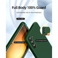 thumbnail image 3 of 3 in 1 for Samsung Galaxy S23 Case, with 2 Pack Screen Protector, with Full Camera Cover Protection，Liquid Silicone Slim Shockproof Protective Phone Case for Samsung S23 5G 6.1 (Alpine Green)…, 3 of 12