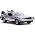 thumbnail image 4 of DeLorean DMC (Time Machine) Silver "Back to the Future Part II" (1989) Movie "Hollywood Rides" Series 1/32 Diecast Model Car by Jada, 4 of 10