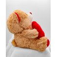 thumbnail image 3 of Cute Small Teddy Bear Perfect Gift for Valentine's Day Soft Stuffed Toy Plush Written in Heart "I Love You", 3 of 4
