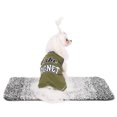 thumbnail image 2 of Ropa de algodón suave para mascotas Bling Bling chaleco de verano verde militar M, 2 of 7