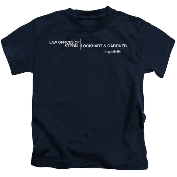 The Good Wife Law Offices Youth 18/1 T-Shirt Navy
