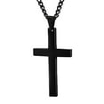 thumbnail image 2 of Jiaroswwei Fashion Men Simple Cross Pendant Alloy Necklace Chain Jewelry Christmas Day Gift, 2 of 8