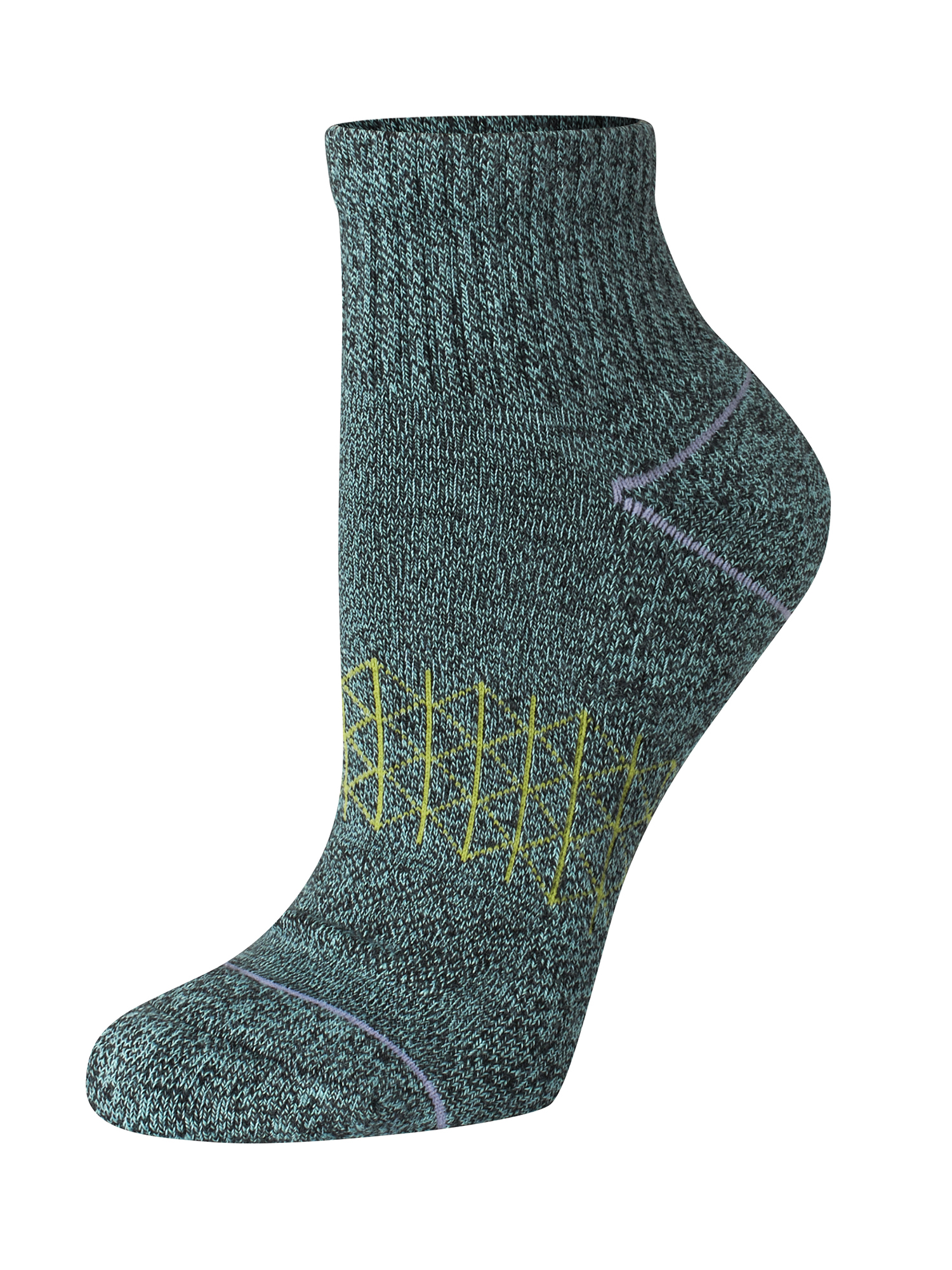 Hanes Women's Ankle Socks, Absolute Comfort, 4-Pack photo 3