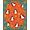 Orange, Pattern 1, variant on ODIKA 5' x 7' Machine Washable Non-Slip Area Rug, Whimsical Penguin High Traffic Rug, Orange, 637170