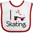 thumbnail image 3 of Inktastic Roller Skate Lover Girls Baby Bib, 3 of 4