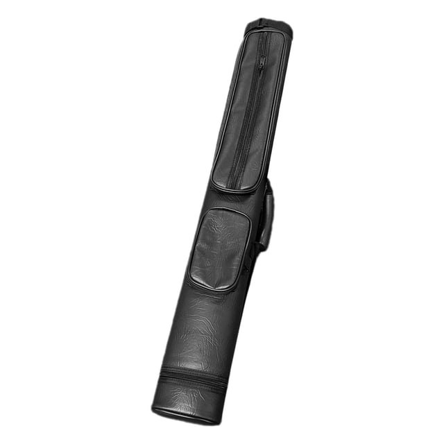 Almencla Billiards Pool Cue Case 4 Holes Hard Tube Portable Snooker Cue Storage Pouch