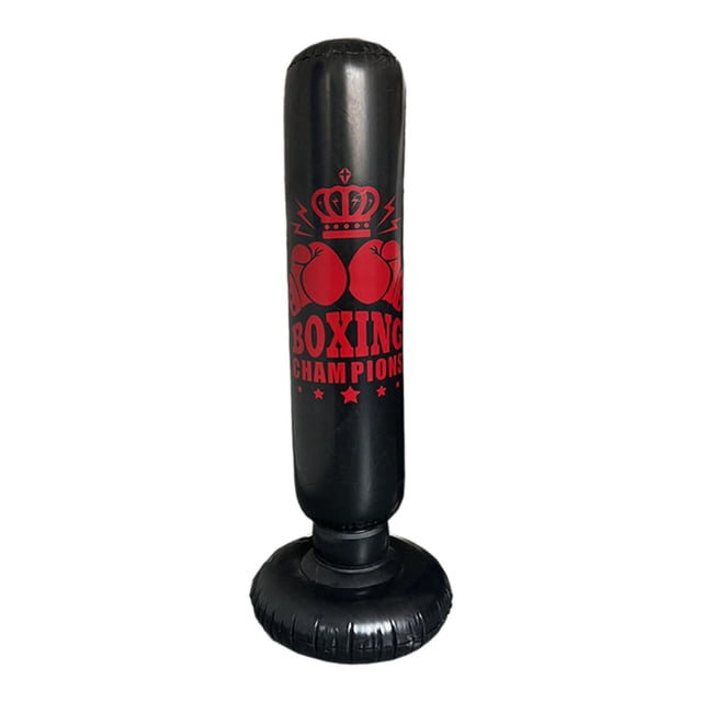 Saco de boxeo inflable para practicar karate, taekwondo y MMA, estable y resistente, equipo de boxeo de 62,99 pulgadas para entrenamiento en gimnasio.