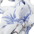 thumbnail image 3 of Elegant Tropical Palm Tree Print Frayed End Scarf, 3 of 3