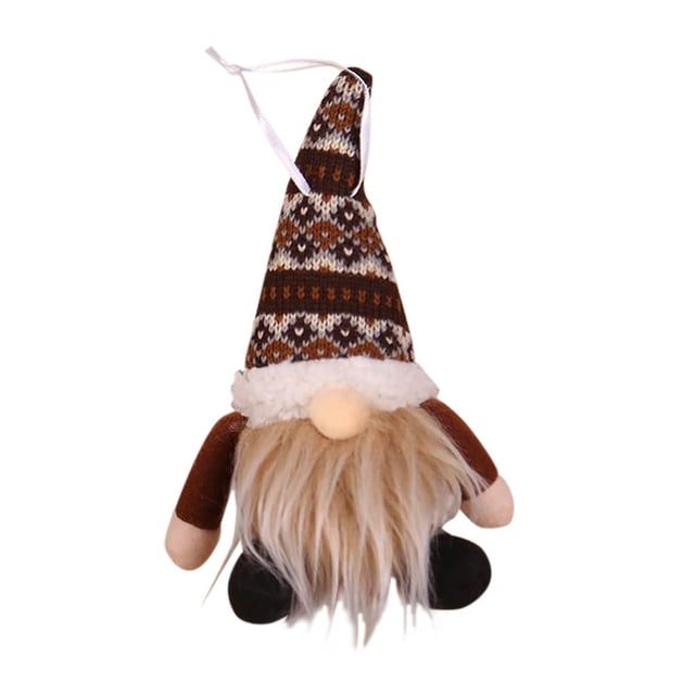 Little Christmas Trees for Decoration Christmas Decorations Creative Sitting Posture Forest Doll Doll Christmas Tree Pendant Doll Pendant White Christmas Decorations for Tree